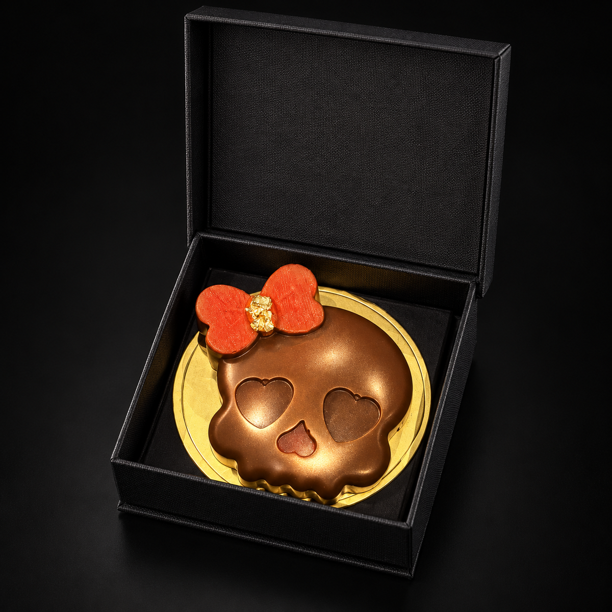 Calavera de Chocolate Rellena